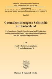Cover von Gesundheitsbezogene Selbsthilfe in Deutschland.