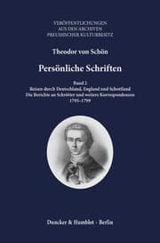 Cover von Persönliche Schriften.