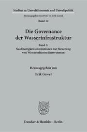 Cover von Die Governance der Wasserinfrastruktur.