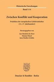 Cover von Zwischen Konflikt und Kooperation.