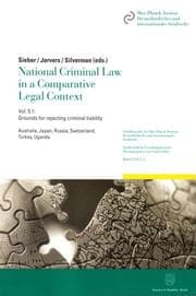 Cover von National Criminal Law in a Comparative Legal Context.