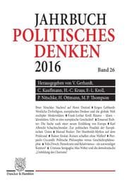 Cover von Politisches Denken. Jahrbuch 2016.