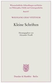 Cover von Kleine Schriften