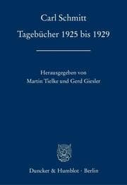 Cover von Tagebücher 1925 bis 1929