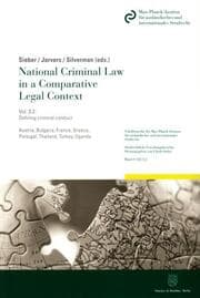 Cover von National Criminal Law in a Comparative Legal Context. Vol. 3.2.