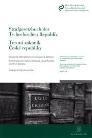 Cover von Strafgesetzbuch der Tschechischen Republik - Trestní zákoník Ceské republiky.