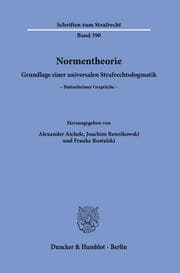 Cover von Normentheorie.