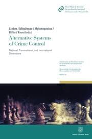 Cover von Alternative Systems of Crime Control.