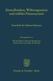 Cover von Zentralbanken, Währungsunion und stabiles Finanzsystem.