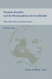 Cover von Panajotis Kondylis und die Metamorphosen der Gesellschaft