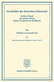 Cover von Geschichte der deutschen Kaiserzeit.
