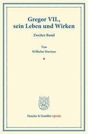 Cover von Gregor VII., sein Leben und Wirken.