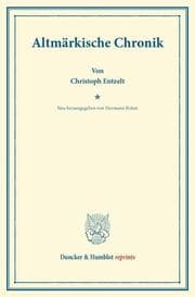 Cover von Altmärkische Chronik.