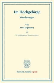 Cover von Im Hochgebirge.