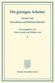 Cover von Die geistigen Arbeiter.