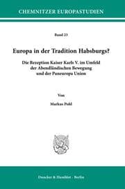 Cover von Europa in der Tradition Habsburgs?