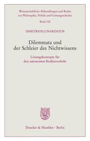 Cover von Dilemmata und der Schleier des Nichtwissens.