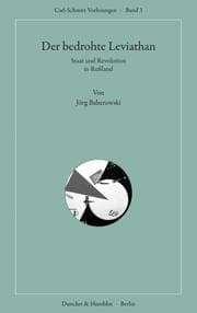 Cover von Der bedrohte Leviathan