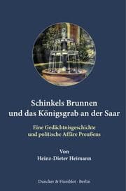 Cover von Schinkels Brunnen und das Königsgrab an der Saar