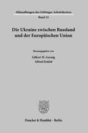 Cover von Die Ukraine zwischen Russland und der Europäischen Union