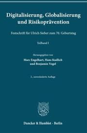 Cover von Digitalisierung, Globalisierung und Risikoprävention.