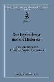 Cover von Der Kapitalismus und die Historiker