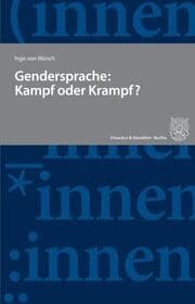 Cover von Gendersprache: Kampf oder Krampf?