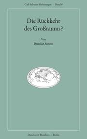 Cover von Die Rückkehr des Großraums?