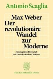 Cover von Max Weber - Der revolutionäre Wandel zur Moderne.