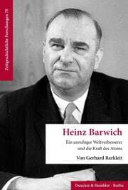 Cover von Heinz Barwich