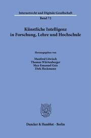 Cover von Künstliche Intelligenz in Forschung, Lehre und Hochschule