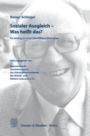 Cover von Sozialer Ausgleich - Was heißt das?