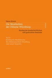 Cover von Die Musikalien der Diözese Würzburg