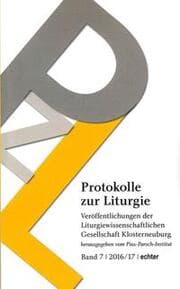 Cover von Protokolle zur Liturgie 2016/2017