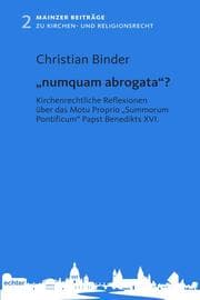 Cover von 'numquam abrogata'?