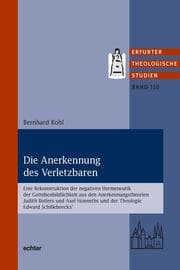 Cover von Die Anerkennung des Verletzbaren