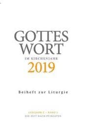 Cover von Gottes Wort im Kirchenjahr 3/2019 - Beiheft