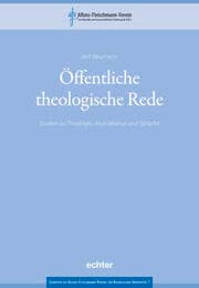 Cover von Öffentliche theologische Rede