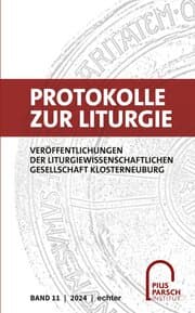 Cover von Protokolle zur Liturgie
