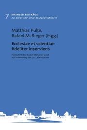 Cover von Ecclesiae et scientiae fideliter inserviens