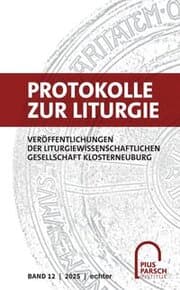 Cover von Protokolle zur Liturgie