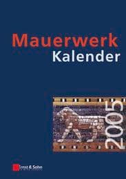 Cover von Mauerwerk-Kalender 2005