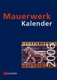 Cover von Mauerwerk-Kalender 2006