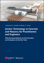 Cover von Anchor Technology in Concrete and Masonry for Practitioners and Engineers