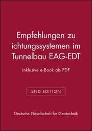 Cover von Empfehlungen zu Dichtungssystemen im Tunnelbau EAG-EDT