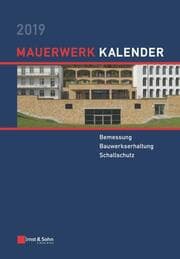 Cover von Mauerwerk-Kalender 2019