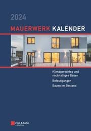 Cover von Mauerwerk-Kalender 2024