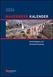 Cover von Mauerwerk-Kalender 2026