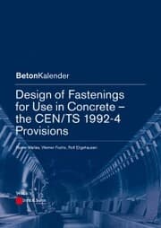 Cover von Design of Fastenings for Use in Concrete