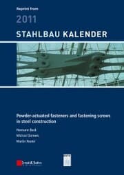 Cover von Powder-actuated Fasteners and Fastening Screws in Steel Construction